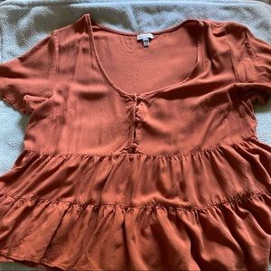 Love,Fire Crop Top Shirt Blouse